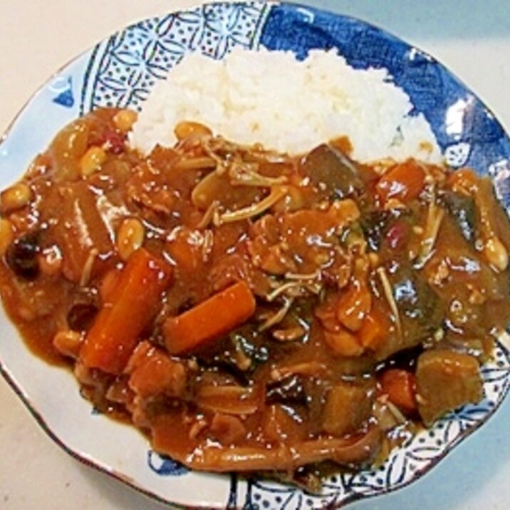 食物繊維たっぷり♪キノコカレー